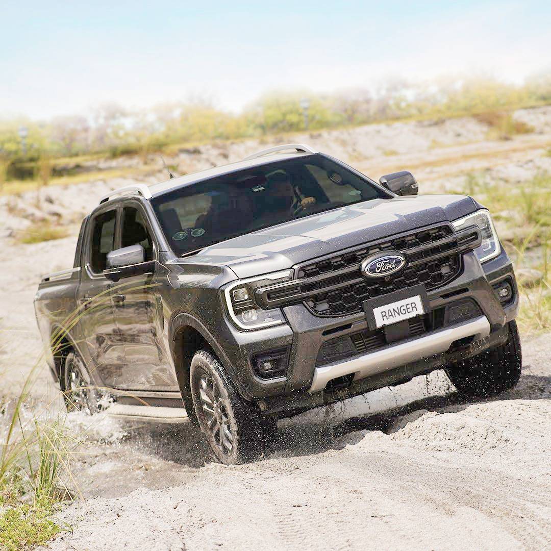 TOUGH truck for the tough road conditions.